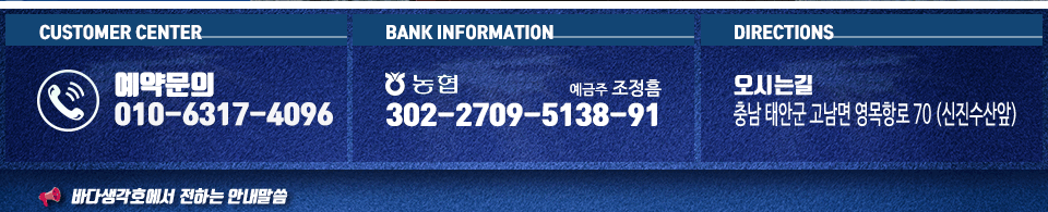 안면도 바다생각호
