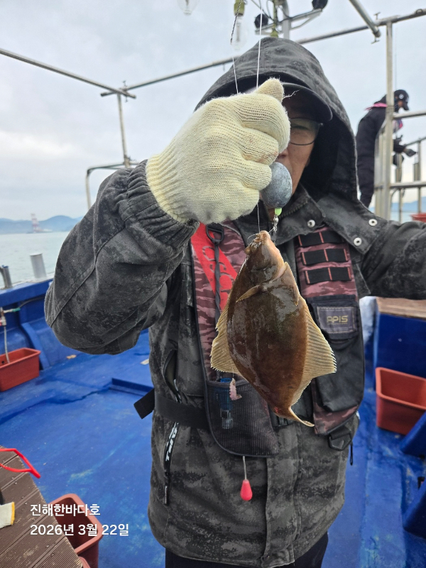 [진해도다리낚시] 후둑 후둑 손맛끝내주는 도다리 계속해서 달립니다 ^0^