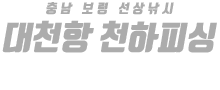 대천항 천하피싱 하단