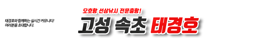 고성 속초 태경호
